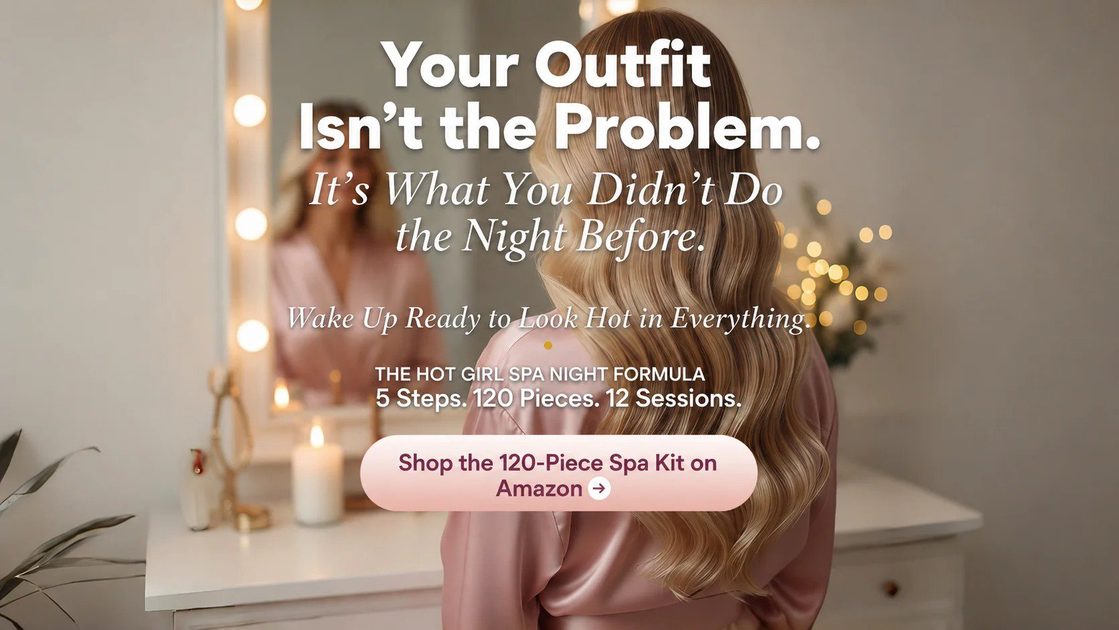 Shop the 120-Piece Spa Kit on Amazon — 12 Bags, 12 Sessions, 1 Pre-Fit Formula